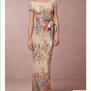 Adrianna Papell blush/multi formal dress